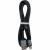 Кабель USB - Lightning 8pin, 1,0м, SmartBuy S26, 3A, нейлон, черный/серый (iK-512-S26bg)
