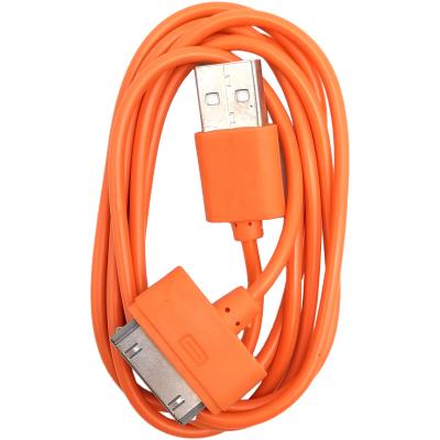 Кабель USB - iPhone 30pin, 1,2м, Smartbuy, цветной, оранжевый (iK-412c orange)***