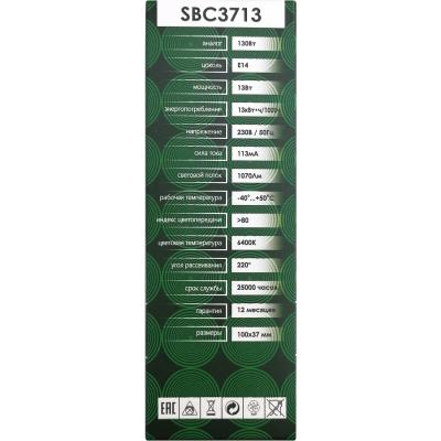 LED лампа C37/13W/6400/E14, SAFFIT /55172/