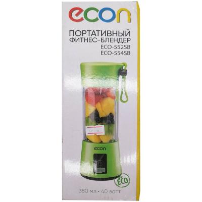 Блендер ECON ECO-552SB портативный, аккумуляторный (40 Вт)