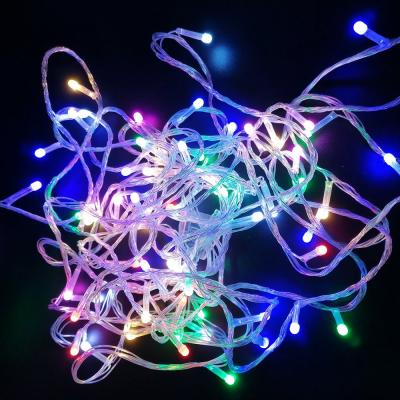 Гирлянда нитевая, 10м, 160LED, RGB, с контроллером, IP20, П.П. SB-RGB-10m
