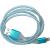 Кабель USB - Lightning 8pin, 1,0м, Smartbuy, индикац.заряда, синий (iK-512ss blue)***