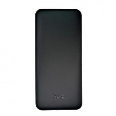 Портативный аккумулятор 10000 мАч, HOCO J118 Speed, 2xUSB с кабелями, черный