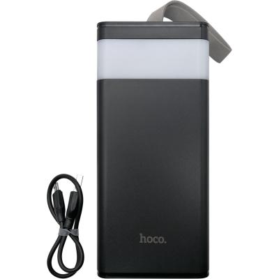 Портативный аккумулятор 40000 мАч, HOCO J86 Powermaster, 2xUSB+1xUSB-C, черный