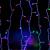 Гирлянда дождь, уличная, 3,0м/3,0м, 600LED, RGB, Б.П., LX-28