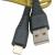Кабель USB - Lightning 8pin, 1,0м, Smartbuy, карбон, экстрапрочный, до 2А, жел (iK-510n-2 yellow)***