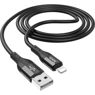 Кабель USB - Lightning 8pin, 1,0м, HOCO X72 Creator, силикон, черный