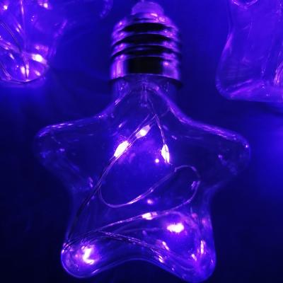 Гирлянда бахрома, 3м, 10LED, ЗВЕЗДЫ, сирен.