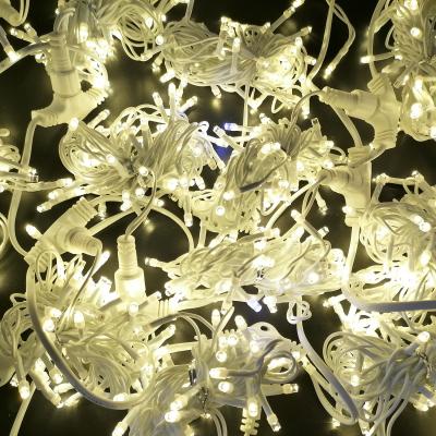 Гирлянда дождь, уличная, 3,0м/3,0м, 600LED, т.бел., Б.П., LX-27