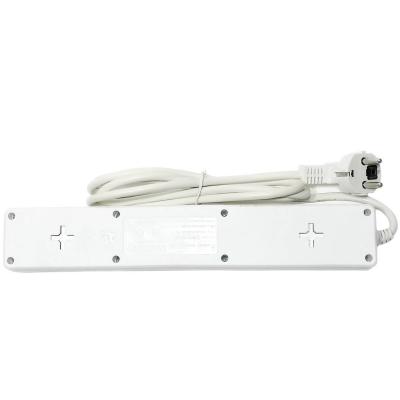 Сетевой фильтр SmartBuy One 10A, c USB, 2200Вт, 5 розеток, 1,8м, белый (SBSP-18U-W)
