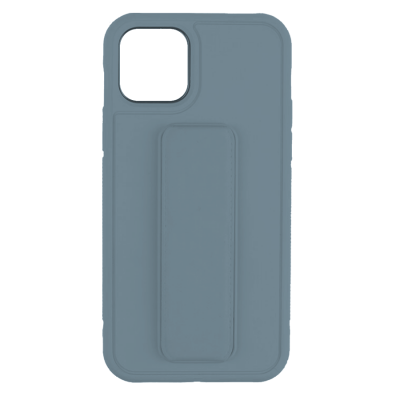 Чехол-накладка, подставка с магнитом iPhone 12/12 PRO, More choice STAND (Grey Blue)