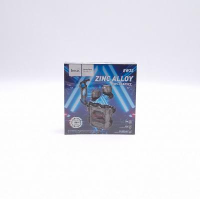 Беспроводные наушники HOCO EW33 Interstellar, Bluetooth, в кейсе, серый
