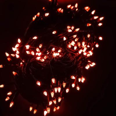 Гирлянда нитевая, 100м, LED, красн. Ч.П. LX-23 