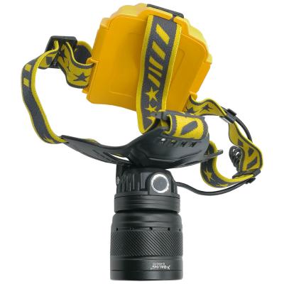 Фонарь налобный Bailong BL-W648-P50, 4 режима, ZOOM, 3*18650, кабель microUSB