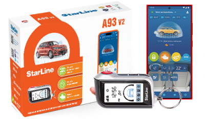 Автосигнализация StarLine A93 V2 2CAN+2LIN LTE ECO***