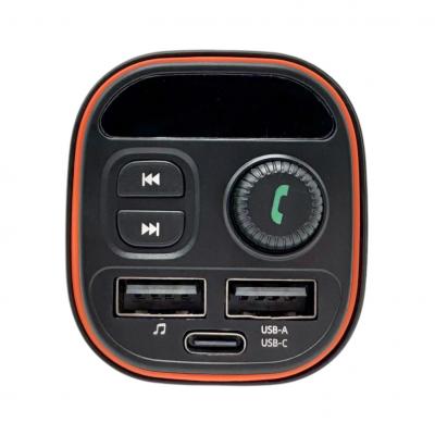 FM модулятор Borofone BC59, Bluetooth 5.4, 2USB+USB-C, черный 