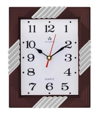 Часы настенные Atlantis TLD-6067B коричневый (brown)