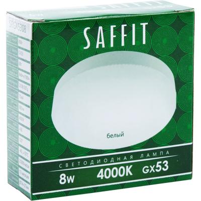 LED лампа GX53/8W/4000, SAFFIT /55186/