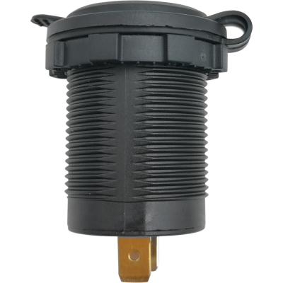 Гнездо прикуривателя 12-24V, красная подсветка, CH23
