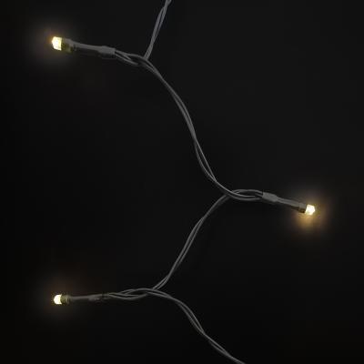 Гирлянда нитевая уличная, 10м, 100LED, т/бел.солн.панель, Ч.П. LX-225
