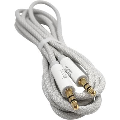 Jack 3,5mm - Jack 3,5mm 2,0м stereo HOCO UPA19 Series, серебро
