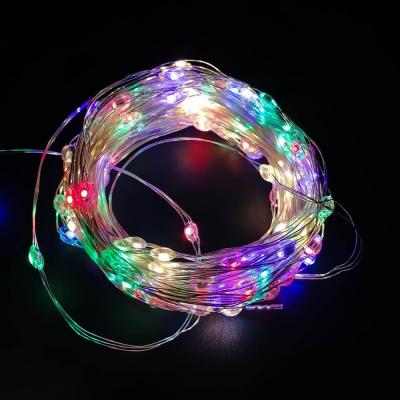 Гирлянда провол. 20м./200led, капля на тройном проводе, RGB; LX-133