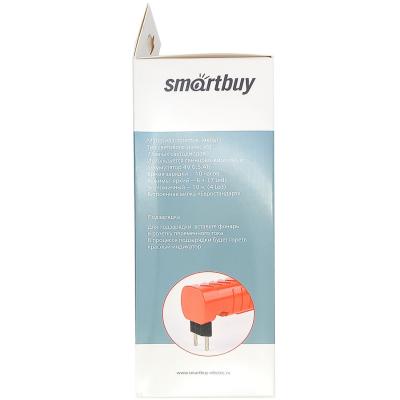 Фонарь ручной Smartbuy 7 LED, аккумуляторный, красный (SBF-95-R)