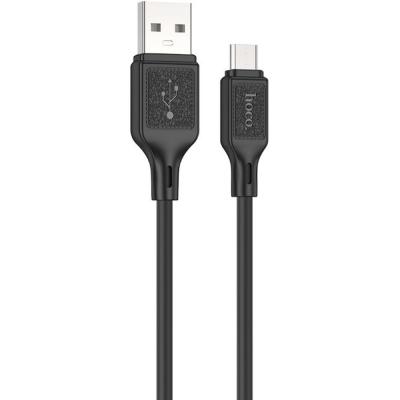 Кабель USB - micro USB, 1,0м, HOCO X90 Cool, силикон, черный