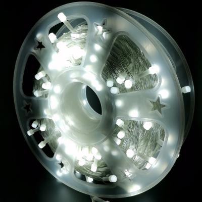 Гирлянда катушка, 100м, 480LED, 8mm, New, бел,.П.П. LX-246