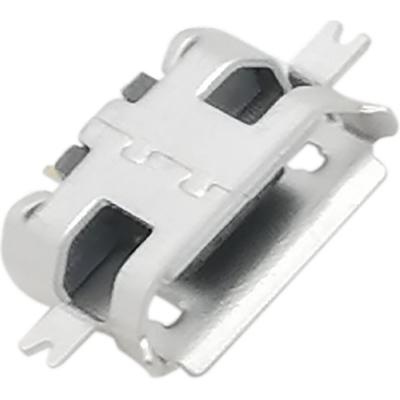 Гнездо  USB микро 5pin на плату, 2 выв. крепл.в сторону, тип 1 (1.0 SMT 5P)
