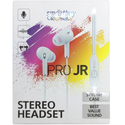 Внутриканальная гарнитура SmartBuy Pro JR, белая (SBH-105-W)