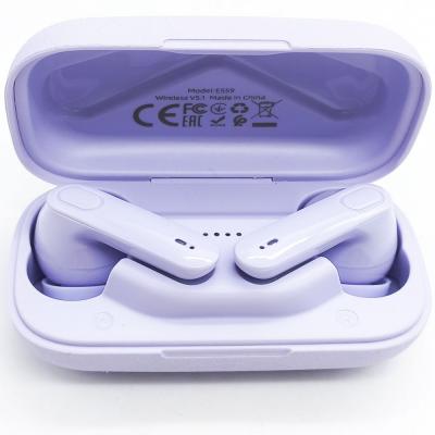 Беспроводные наушники HOCO ES59, bluetooth, в кейсе, фиолетовый
