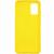 Чехол-накладка Galaxy A02S (2020), More choice Silicone MATTE (Yellow)