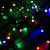 Гирлянда рисинка, 5м, 100LED, RGB, черный провод 