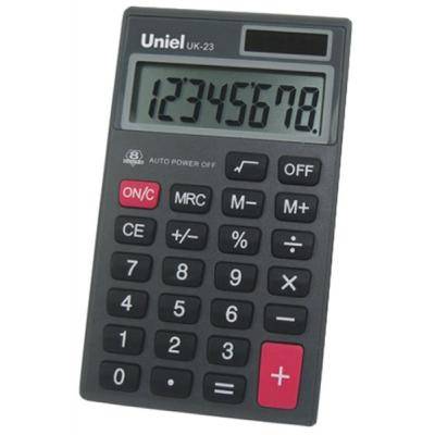 Калькулятор Uniel UK-23 8-разр., карманный