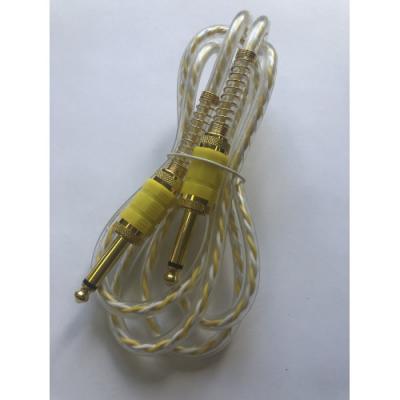 Jack 6,3mm - Jack 6,3mm 3,0м, моно, золото