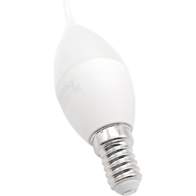 LED лампа Свеча на ветру мат. C37Can/8,5W/6000/E14, Smartbuy**
