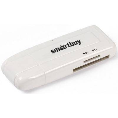 Картридер USB 3.0 Smartbuy (SBR-705-W) белый 