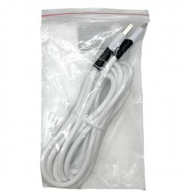 Кабель USB - Lightning 8pin, 2,0м, Ugetus R82, силикон, белый (без упаковки)