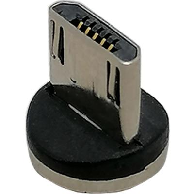 Кабель USB - Micro USB, 1,0м, HOCO U90 Ingenious streamer, LED, магнит, синий