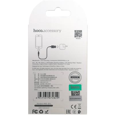 Кабель USB - Lightning 8pin, 1,0м, HOCO X23 Series, черный