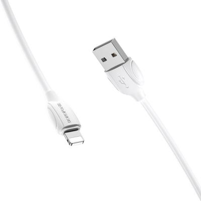 Кабель USB - Lightning 8pin, 1,0м, BOROFONE BX19 Benefit, белый