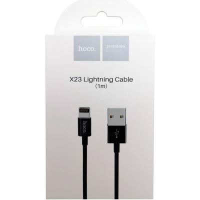 Кабель USB - Lightning 8pin, 1,0м, HOCO X23 Series, черный
