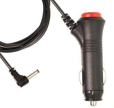 АВТО шнур (шт.в прикур.-шт 3,5/1,35 DC, 12V/1.2A, 3.5м) с кн. включения 