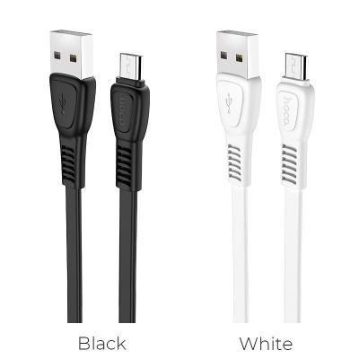 Кабель USB - micro USB, 1,0м, HOCO X40 Noah, белый