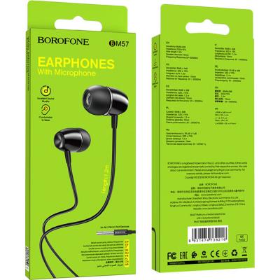 Наушники BOROFONE BM57 Platinum, черный