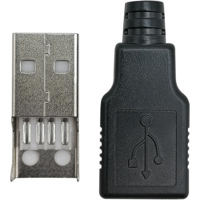 Штекер USB на кабель в корпусе