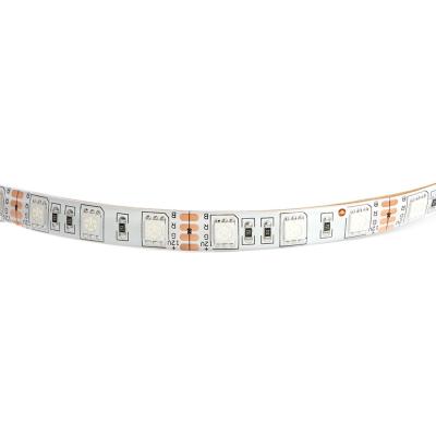 LED лента, 60SMD(5050)/m 14.4W/m 12V, IP65 5m, RGB, LS607 /27651/***