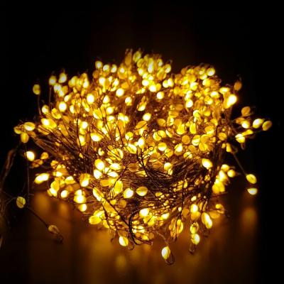 Гирлянда провол. 15м, 600LED, т.свет. капли макро, 8 функций, Luca Snake Light /87650/