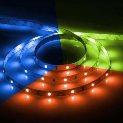 LED лента, 30SMD(5050)/m 7.2W/m 12V, IP20 5m, RGB, LS606 /27678/***
